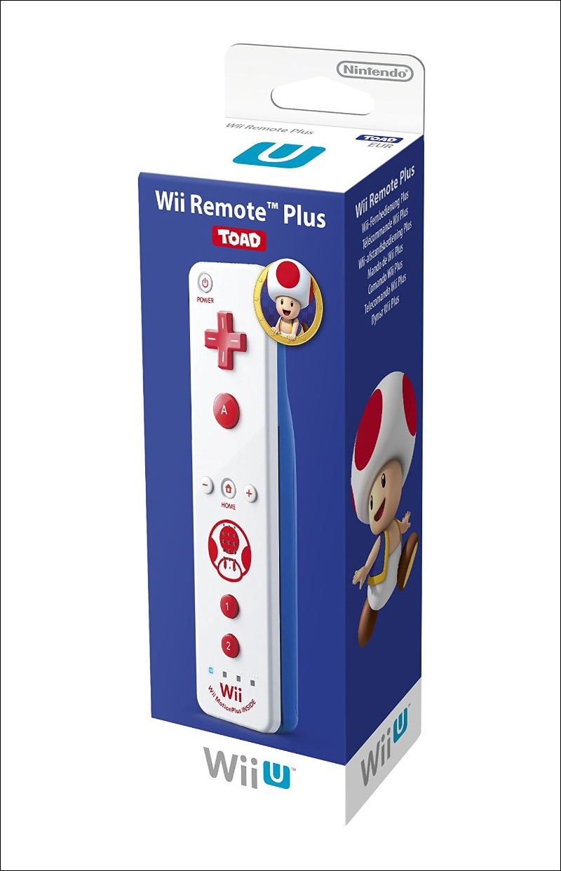 NINTENDO Controller per Nintendo Wii U Telecomando Remote Plus Toad ed.